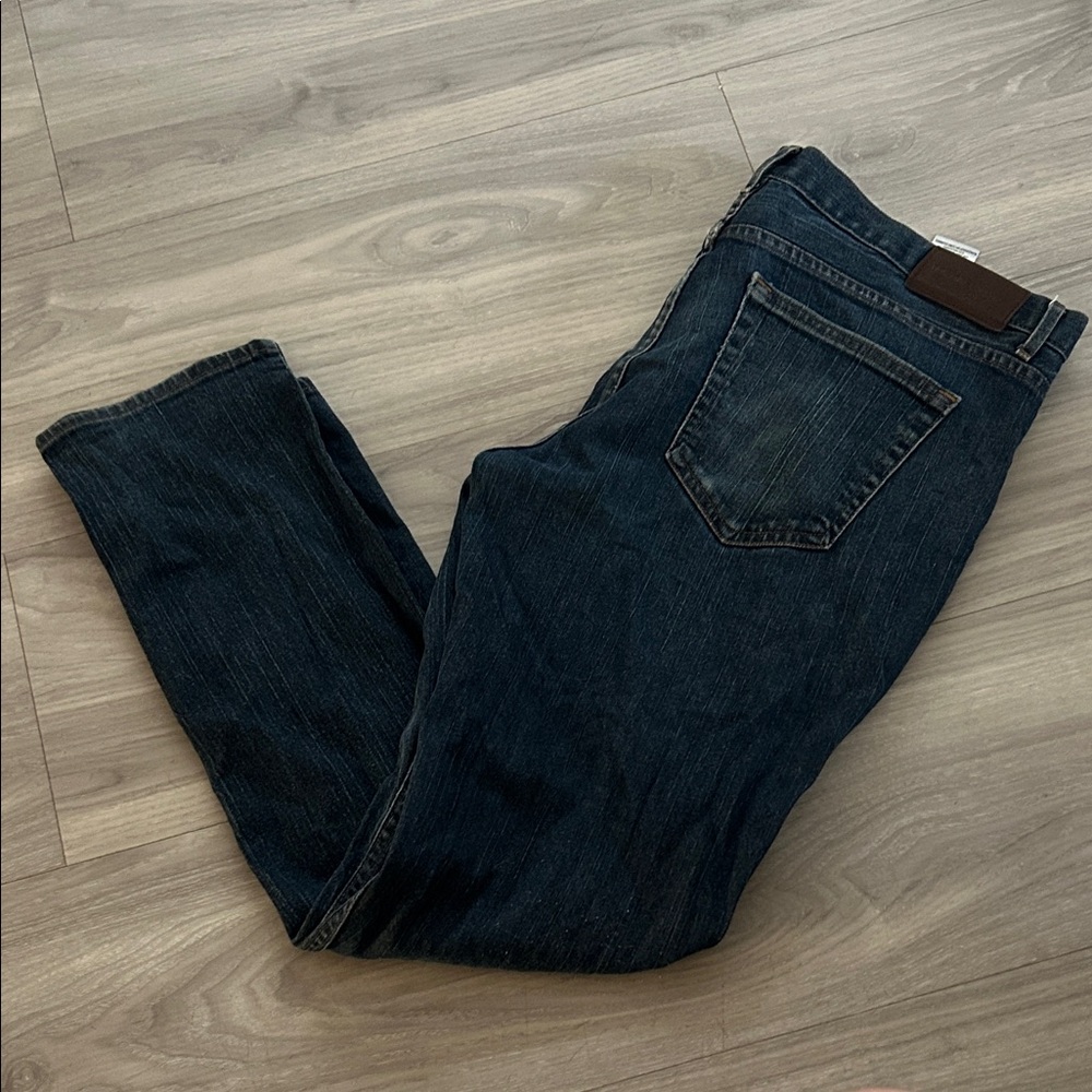 Michael Kors Men's Dark Wash Straight-Leg Jeans